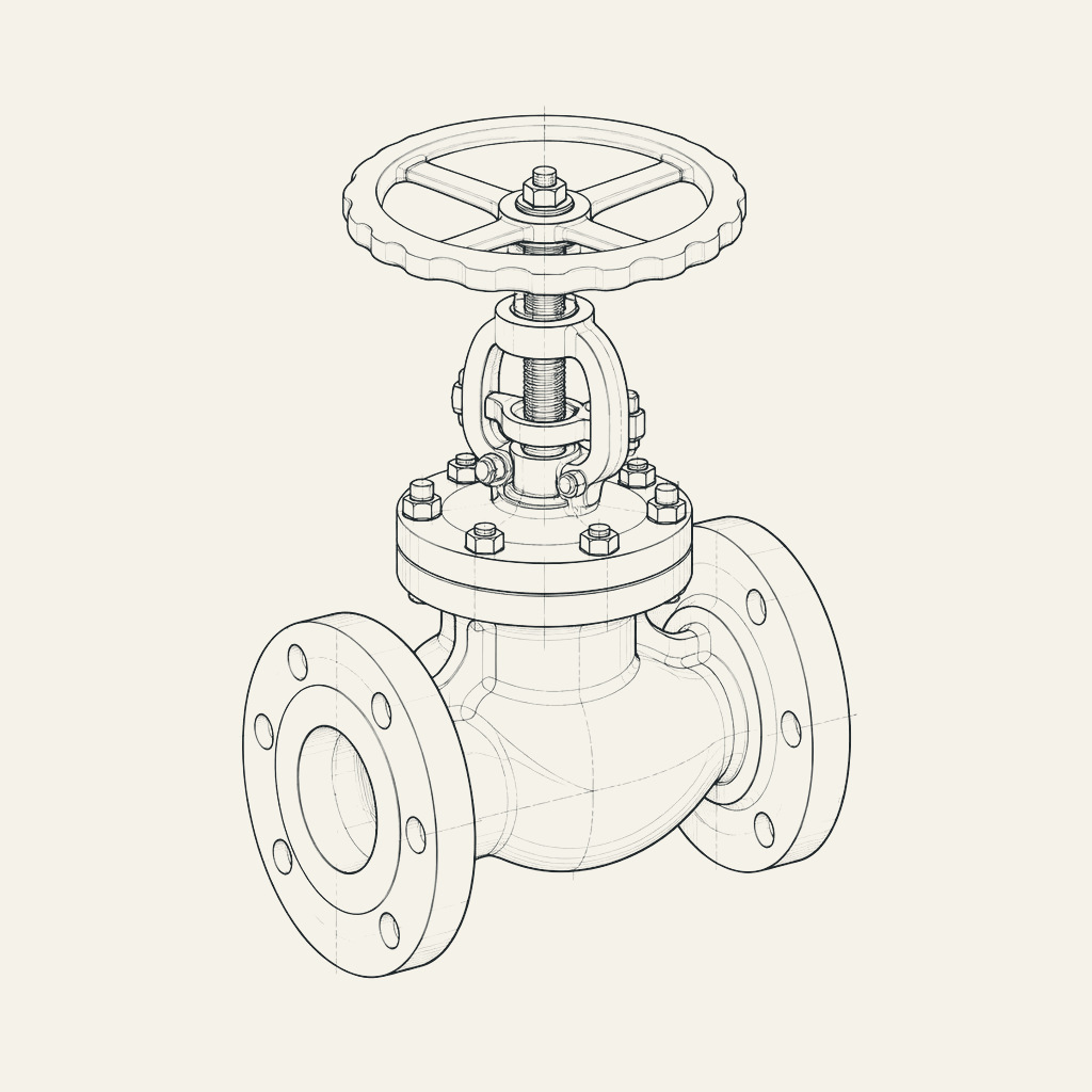 Illustrative valve sketch for Power Generation